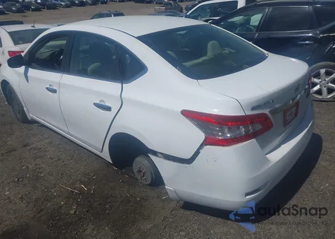 2015 Nissan Sentra S из США, поврежденный, VIN 3N1AB7AP6FY379977